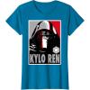 imageStar Wars The Force Awakens Kylo Ren Poster TShirtSapphire Blue