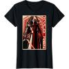 imageStar Wars The Force Awakens Kylo Ren Red Poster Portrait TShirtBlack