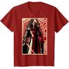 imageStar Wars The Force Awakens Kylo Ren Red Poster Portrait TShirtCranberry Red