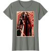 imageStar Wars The Force Awakens Kylo Ren Red Poster Portrait TShirtOlive Heather