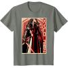 imageStar Wars The Force Awakens Kylo Ren Red Poster Portrait TShirtOlive Heather