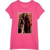 imageStar Wars The Force Awakens Kylo Ren Red Poster Portrait TShirtPink Heather