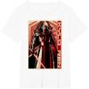 imageStar Wars The Force Awakens Kylo Ren Red Poster Portrait TShirtWhite