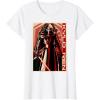 imageStar Wars The Force Awakens Kylo Ren Red Poster Portrait TShirtWhite