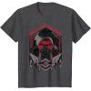 imageStar Wars The Force Awakens Kylo Ren Rule The Galaxy TShirtDark Heather Grey