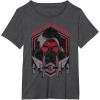 imageStar Wars The Force Awakens Kylo Ren Rule The Galaxy TShirtDark Heather Grey