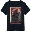 imageStar Wars The Last Jedi Halloween Kylo Ren Tarot Card TShirtBlack