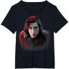 imageStar Wars The Last Jedi Kylo Ren Big Face TShirtBlack