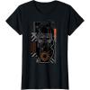 imageStar Wars The Rise of Skywalker Kylo Ren Badge TShirtBlack