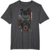 imageStar Wars The Rise of Skywalker Kylo Ren Badge TShirtDark Heather Grey
