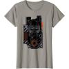imageStar Wars The Rise of Skywalker Kylo Ren Badge TShirtSlate Grey