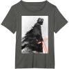 imageStar Wars The Rise of Skywalker Kylo Ren Memory TShirtAsphalt Grey