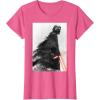 imageStar Wars The Rise of Skywalker Kylo Ren Memory TShirtPink Heather