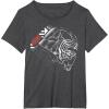 imageStar Wars The Rise of Skywalker Kylo Ren TShirtDark Heather Grey