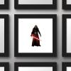 imageTrends International Gallery Pops Star Wars Saga  Kylo Ren Wall Art Wall Poster 12quot x 12quot Black Framed VersionBlack Framed Version