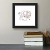 imageTrends International Gallery Pops Star Wars Saga  MidCentury Modern Princess Leia Wall Art Wall Poster 12quot x 12quot Black Framed VersionBlack Framed Version