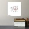 imageTrends International Gallery Pops Star Wars Saga  MidCentury Modern Princess Leia Wall Art Wall Poster 12quot x 12quot Black Framed VersionUnframed Version