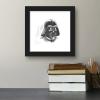 imageTrends International Gallery Pops Star Wars Saga  Return of the Jedi Darth Vader Sketch Wall Art Wall Poster 1200quot x 1200quot Black Frame VersionBlack Frame Version