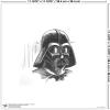 imageTrends International Gallery Pops Star Wars Saga  Return of the Jedi Darth Vader Sketch Wall Art Wall Poster 1200quot x 1200quot Black Frame VersionUnframed Version