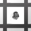 imageTrends International Gallery Pops Star Wars Saga  Return of the Jedi Darth Vader Sketch Wall Art Wall Poster 1200quot x 1200quot Black Frame VersionUnframed Version
