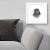imageTrends International Gallery Pops Star Wars Saga  Return of the Jedi Darth Vader Sketch Wall Art Wall Poster 1200quot x 1200quot Black Frame VersionWhite Frame Version