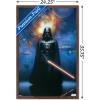 imageTrends International Star Wars Saga  Vader in Space Wall Poster 22375quot x 34quot Premium Unframed VersionMahogany Framed Version