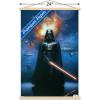 imageTrends International Star Wars Saga  Vader in Space Wall Poster 22375quot x 34quot Premium Unframed VersionPremium Print and Beechwood Hanger Bundle