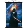 imageTrends International Star Wars Saga  Vader in Space Wall Poster 22375quot x 34quot Premium Unframed VersionPremium Print and Black Hanger Bundle