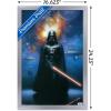 imageTrends International Star Wars Saga  Vader in Space Wall Poster 22375quot x 34quot Premium Unframed VersionSilver Framed Version