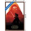 imageTrends International Star Wars The Force Awakens  Kylo Ren Badge Wall Poster 22375quot x 34quot Premium Unframed VersionMahogany Framed Version