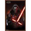 imageTrends International Star Wars The Force Awakens  Kylo Ren Wall Poster 22375quot x 34quot Premium Unframed VersionMahogany Framed Version