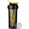 imageBlenderBottle Star Wars Shaker Bottle Pro Series Perfect for Protein Shakes and Pre Workout 28Ounce Darth Vader Helmet Pack of 1Black  Yellow