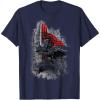imageStar Wars Kylo Ren Action Sketch TShirtNavy Blue