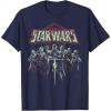 imageStar Wars Kylo Ren And The Elite Reds Portrait Logo TShirtNavy Blue