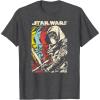 imageStar Wars Kylo Ren Episode 7 Color Copies Graphic TShirtDark Heather Grey