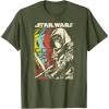 imageStar Wars Kylo Ren Episode 7 Color Copies Graphic TShirtOlive Green