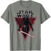 imageStar Wars Kylo Ren Lightsaber Poster TShirtOlive Heather