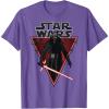 imageStar Wars Kylo Ren Lightsaber Poster TShirtPurple Heather