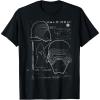 imageStar Wars Kylo Ren Mask Schematic TShirtBlack