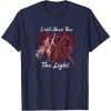 imageStar Wars Kylo Ren ampamp Rey Show You The Light Valentines Day TShirtNavy Blue