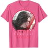 imageStar Wars Last Jedi Kylo Ren Sketch Portrait Graphic TShirt TShirtPink Heather