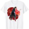 imageStar Wars Last Jedi Kylo Ren Watch Your Back Graphic TShirt TShirtWhite