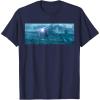 imageStar Wars Rise of Skywalker Rey and Kylo Ren Sea Duel TShirtNavy Blue