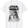 imageStar Wars The Force Awakens Kylo Ren Captain Phasma Portrait TShirtWhite
