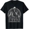 imageStar Wars The Force Awakens Kylo Ren Distressed Portrait TShirtBlack