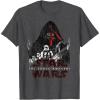imageStar Wars The Force Awakens Kylo Ren First Order TShirtDark Heather Grey