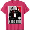 imageStar Wars The Force Awakens Kylo Ren Poster TShirtRed Heather