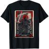 imageStar Wars The Last Jedi Halloween Kylo Ren Tarot Card TShirtBlack