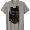 imageStar Wars The Rise of Skywalker Kylo Ren Badge TShirtSlate Grey