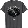 imageStar Wars The Rise of Skywalker Kylo Ren Warriors TShirtDark Heather Grey